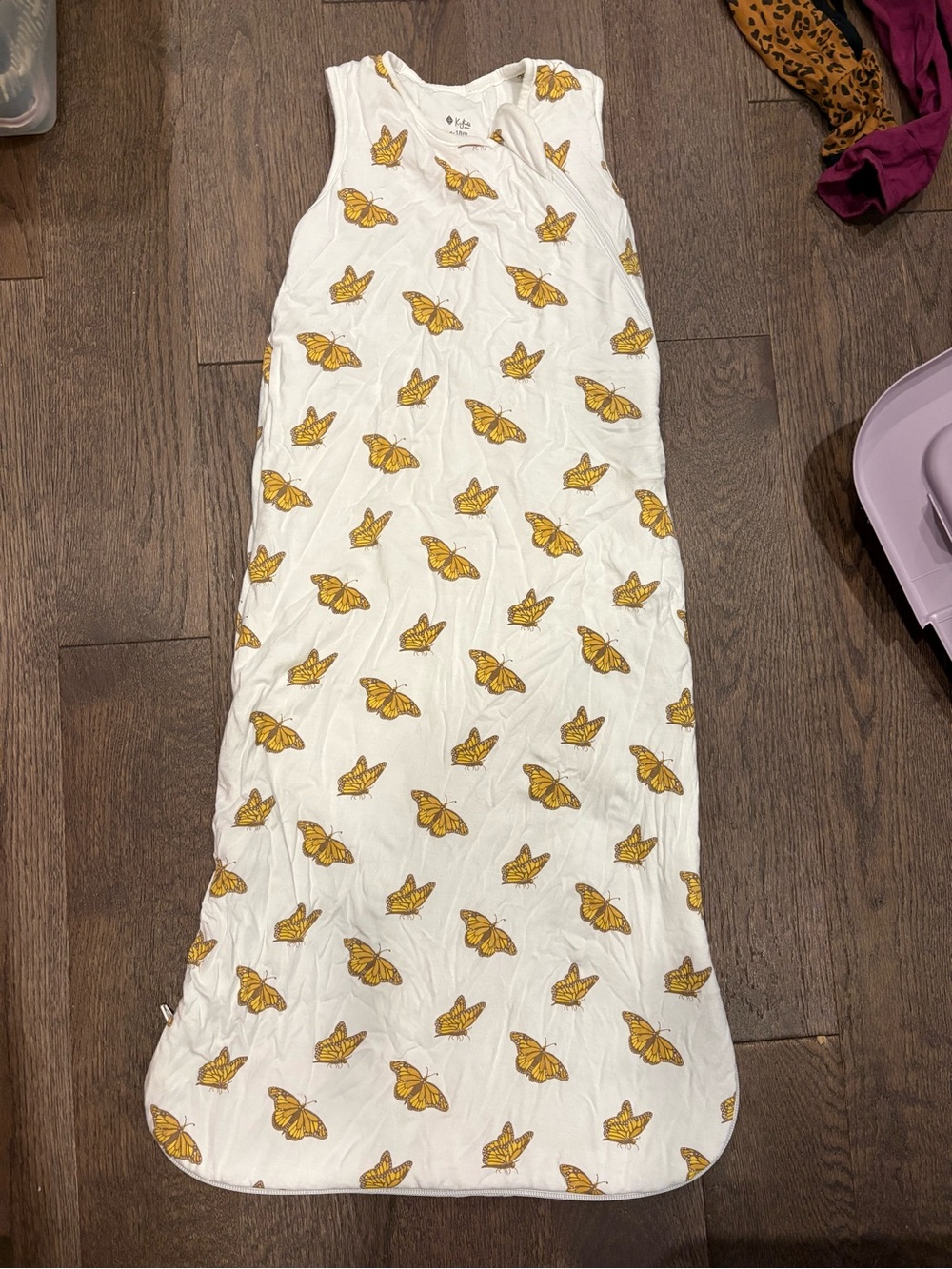 Kyte Baby 1.0 tog medium size monarch bamboo sleep sack
